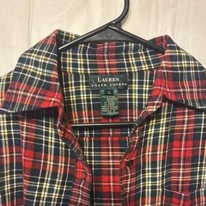 Ralph Lauren Men's Red Plaid Shirt